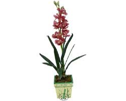 Özel Yapay Orkide Pembe   Muğla çiçek yolla 