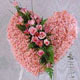kalp pano karankil ve güller   Muğla güvenli kaliteli hızlı çiçek 