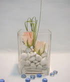 2 adet gül camda taslarla   Muğla online çiçek gönderme sipariş 