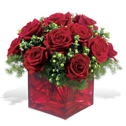  Muğla online çiçek gönderme sipariş  9 adet kirmizi gül cam yada mika vazoda 