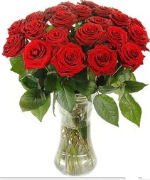  Muğla ucuz çiçek gönder  Vazoda 15 adet kırmızı gül tanzimi